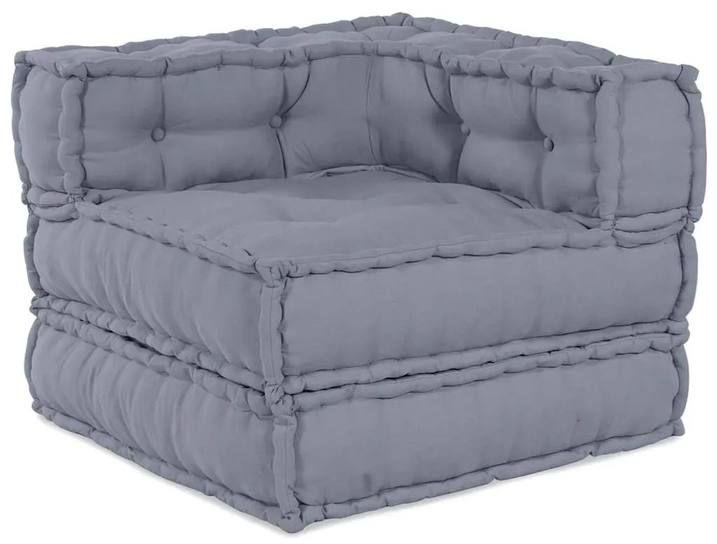 vidaXL Μαξιλάρι 3 pcs Γκρι 70 x 70 x 54 εκ Πολυεστέρας
