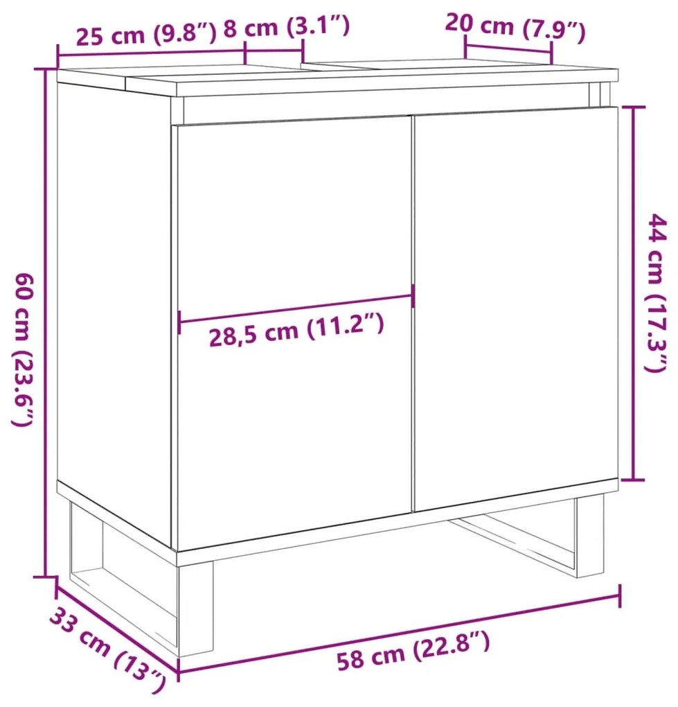 ΝΤΟΥΛΑΠΙ ΜΠΑΝΙΟΥ ΠΑΛΙΟ ΞΥΛΟ 58X33X60 CM ΚΑΤΑΣΚΕΥΑΣΜΕΝΟ ΞΥΛΟ 857220