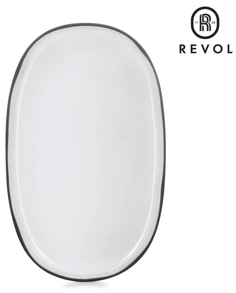 CARACTERE WHITE CUMULUS OVAL PLATE 35,5X21,8X2,5CM | Συσκευασία 4 τμχ