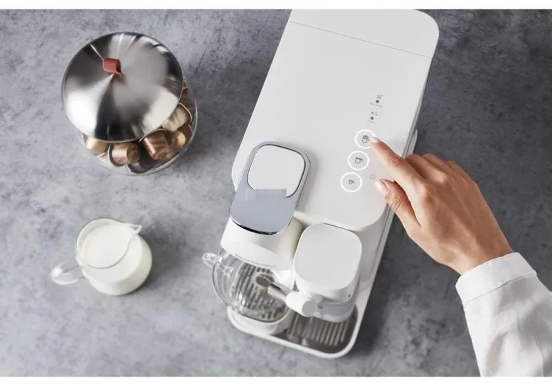 Μηχανή Espresso DeLonghi EN510W, 1450W, 19 bar, 1 l, Nespresso, Αυτόματη απενεργοποίηση, Λευκό