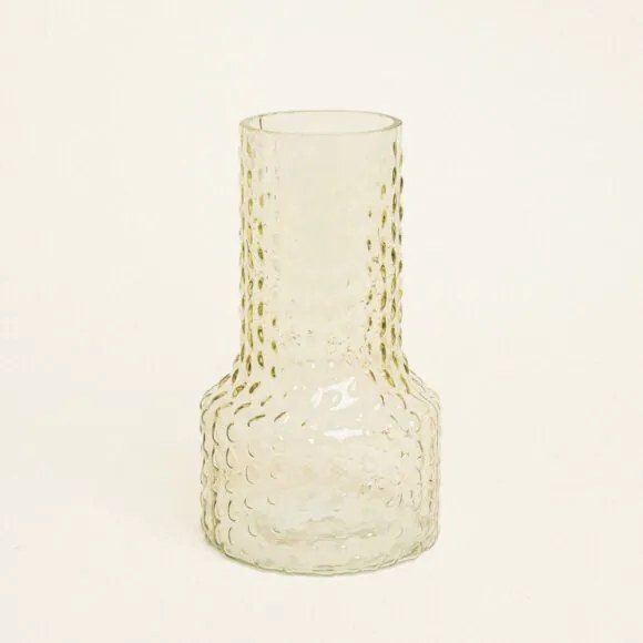 Beauty Home Βάζο Ανάγλυφο 13.8 x 24 cm  Πράσινο