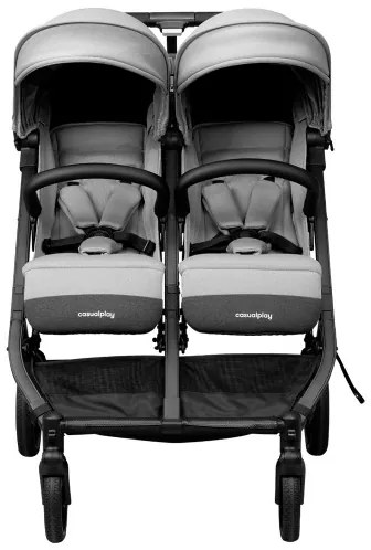 Καρότσι διδύμων CASUAL PLAY TOUR TWIN MAX CLEAR GREY