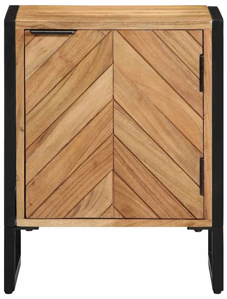 vidaXL Κομοδίνο Καφέ 40 x 30 x 50 cm Μασίφ ξύλο ακακίας