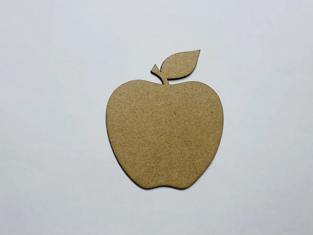 Intra απο ξύλο plywood 3mm-4mm πάχος - Ημιτελής χειροτεχνία με ξύλινη αποκοπή της Apple Δίασταση 30x30 cm Intraeaxys-91jdvy81