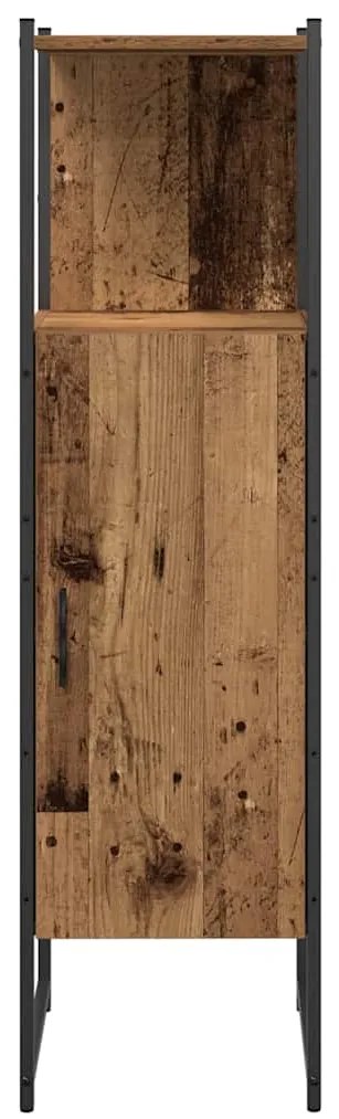 vidaXL Σετ Επίπλων Μπάνιου με ράφι 3 pcs Καφέ Επεξεργασμένο ξύλο