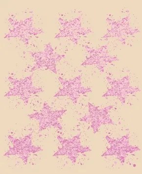 Παιδικό Χαλί LOLLIPOPS NEW 4181/X SPLASH STARS PINK &#8211; 134×190 cm 134cm x 190cm