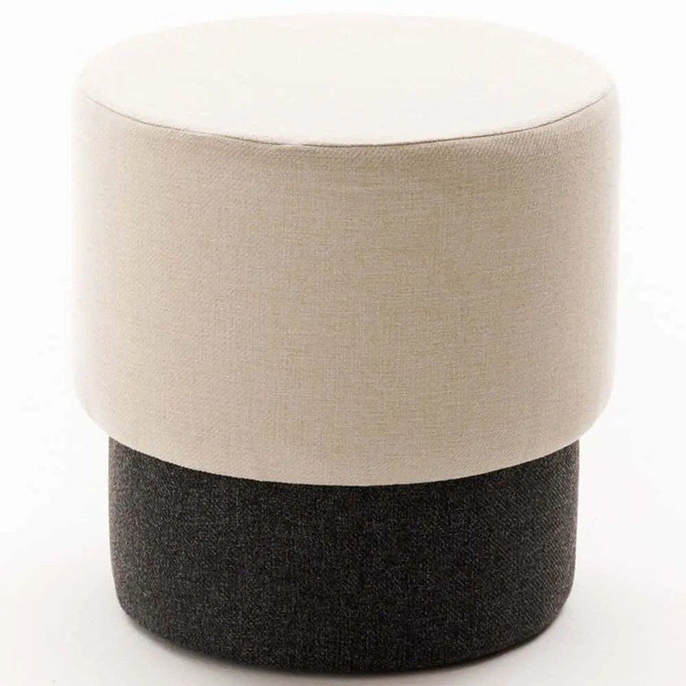 Σκαμπό Patara 825BLC5178 Φ40x40cm Cream