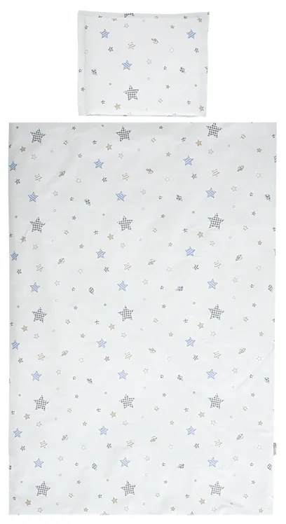 Σετ Σεντόνια Κούνιας 3τεμ. 70x140cm  Bear Blue Stars 10420016901  Lorelli
