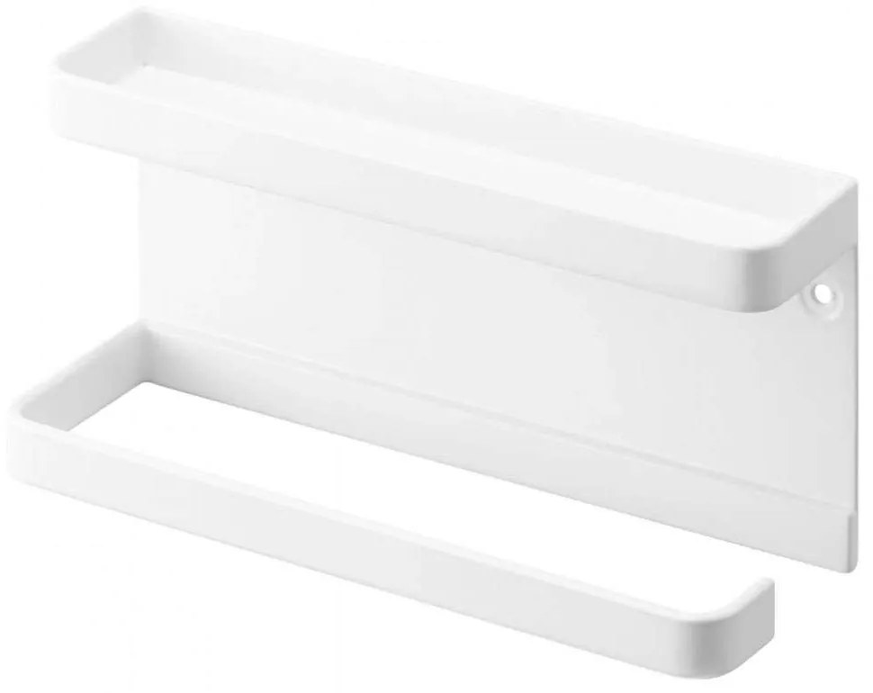 Ομπρελοθήκη Επιτοίχια Με Ραφάκι YMZK6693 6,5x20x9,5cm White Yamazaki Steel