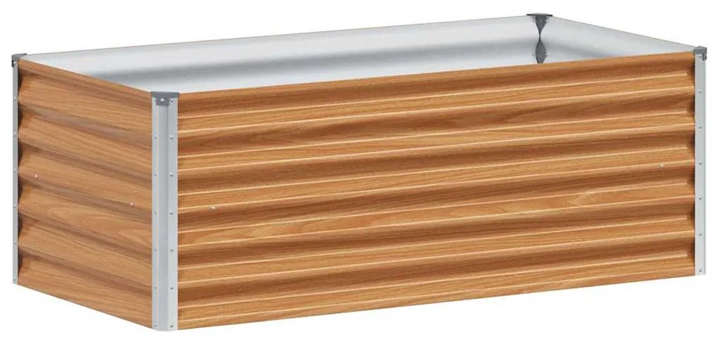 vidaXL Υπερυψωμένη Ζαρντινιέρα 98 x 50 x 36 εκ. Επικαλυμμένος Χάλυβας