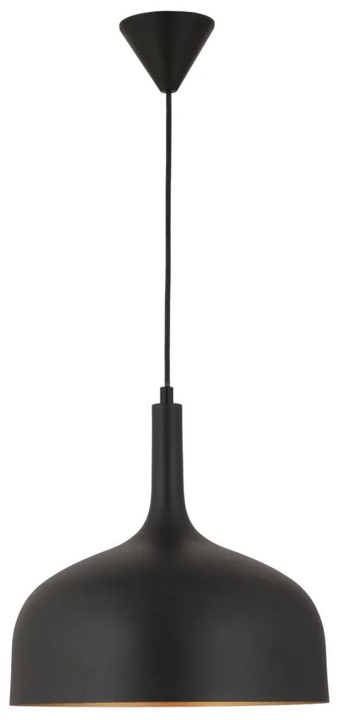 Φωτιστικό Κρεμαστό TITU Μαύρο Μέταλλο 30x82cm