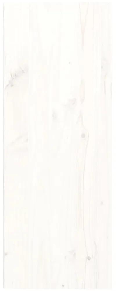 Ντουλάπια Τοίχου 2 τεμ. Λευκά 30x30x80 εκ από Μασίφ Ξύλο Πεύκου - Λευκό