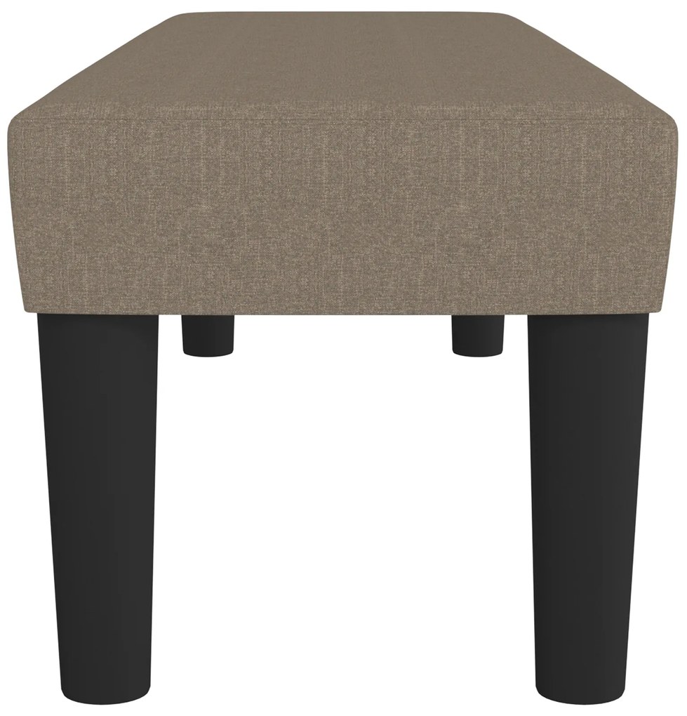 vidaXL Πάγκος Taupe 100x30x30 εκ. Υφασμάτινος