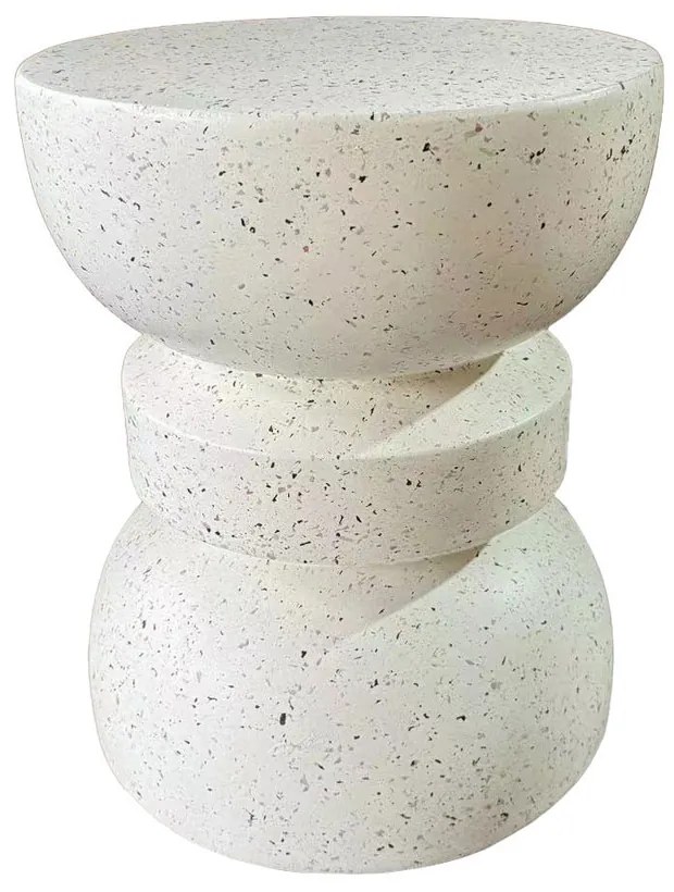 Liberta PIONI 2 SIDE TABLE TERRAZZO 37x37xH45cm 37x37xH45cm 04-1210