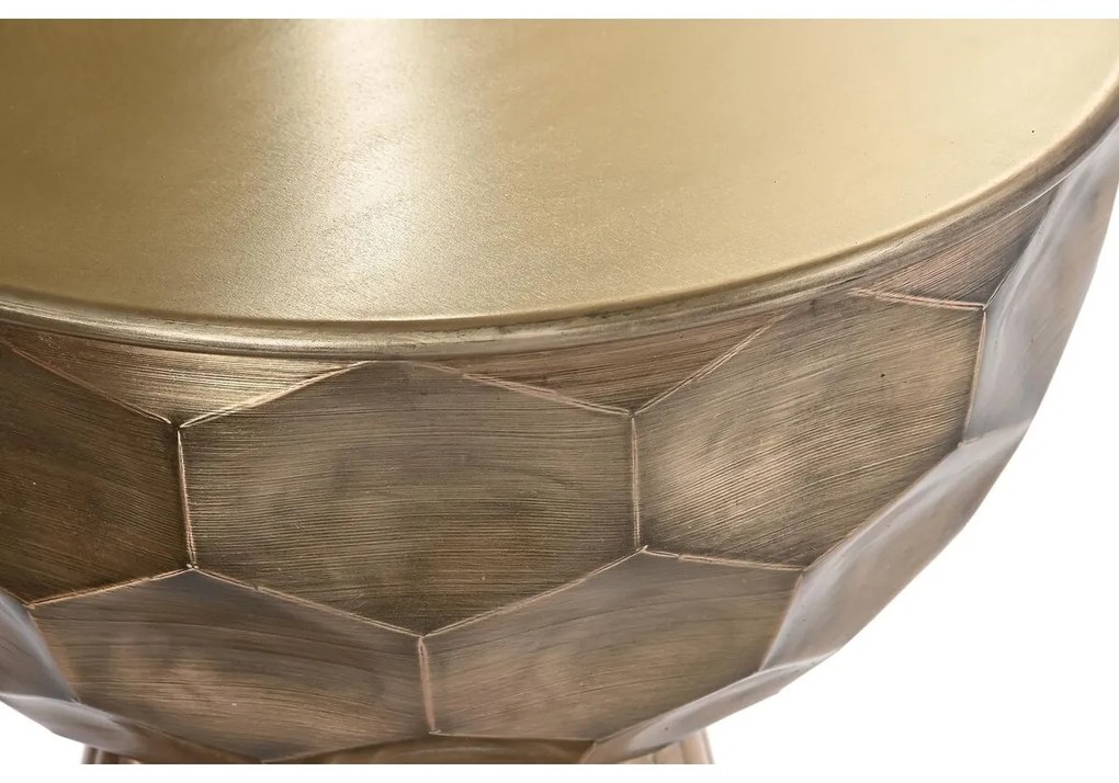 Βοηθητικό Τραπέζι DKD Home Decor Χρυσό Μέταλλο 39 x 39 x 54 cm