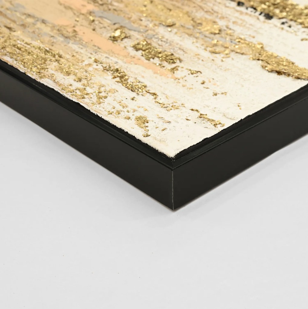 Πίνακας Τοίχου Sediment με Κορνίζα Μαύρη-Καμβάς 142x4,5x72Yεκ.