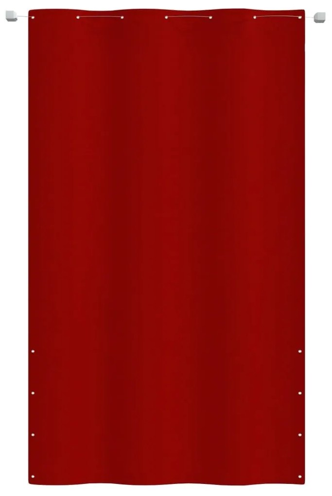 Διαχωριστικό Βεράντας Κόκκινο 140 x 240 εκ. Ύφασμα Oxford - Κόκκινο