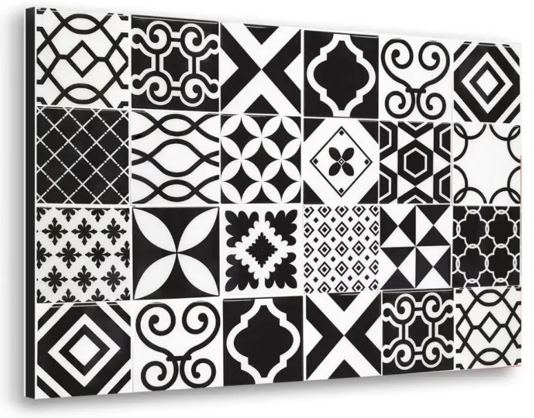 Πάνελ εστίας Ango B & W Azulejos