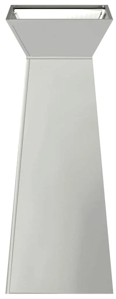 vidaXL Γλάστρα Πυλώνας Ασημί 40 x 40 x 100 cm Ατσάλι