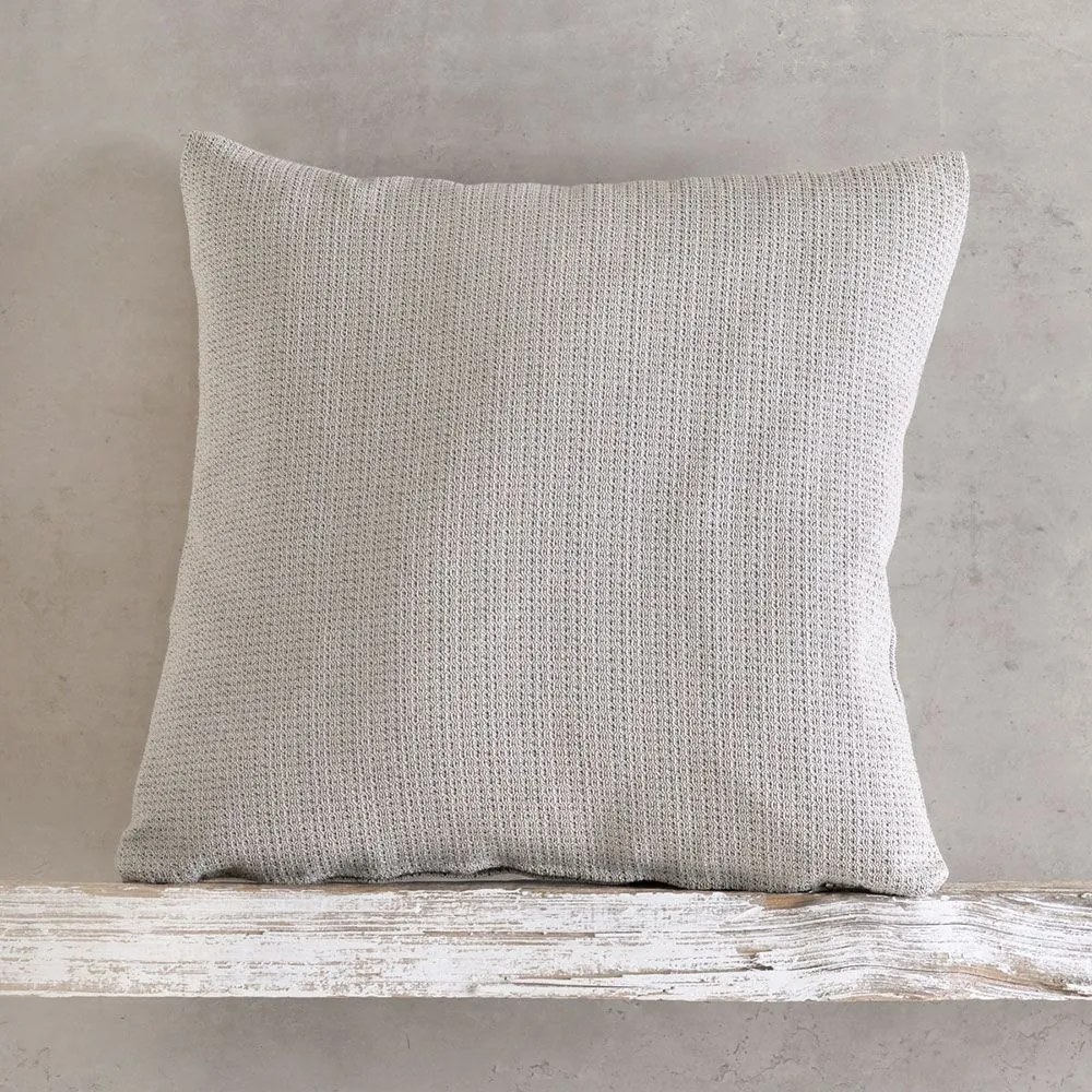 Μαξιλαροθήκη Διακοσμητική Silvana Grey Ρυθμός 40Χ40 Cotton-Polyester