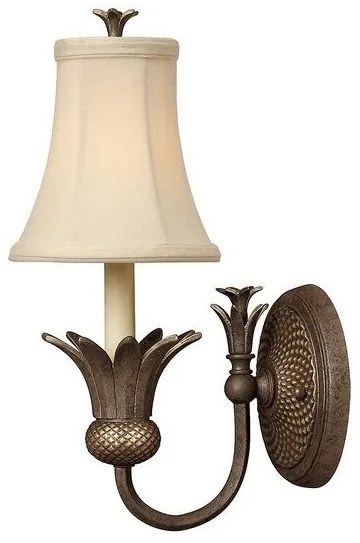 Απλίκα Φωτιστικό Τοίχου 1xE14 Plantation Elstead Lighting-HK-PLANT1-PZ-Μπρονζέ HK-PLANT1-PZ