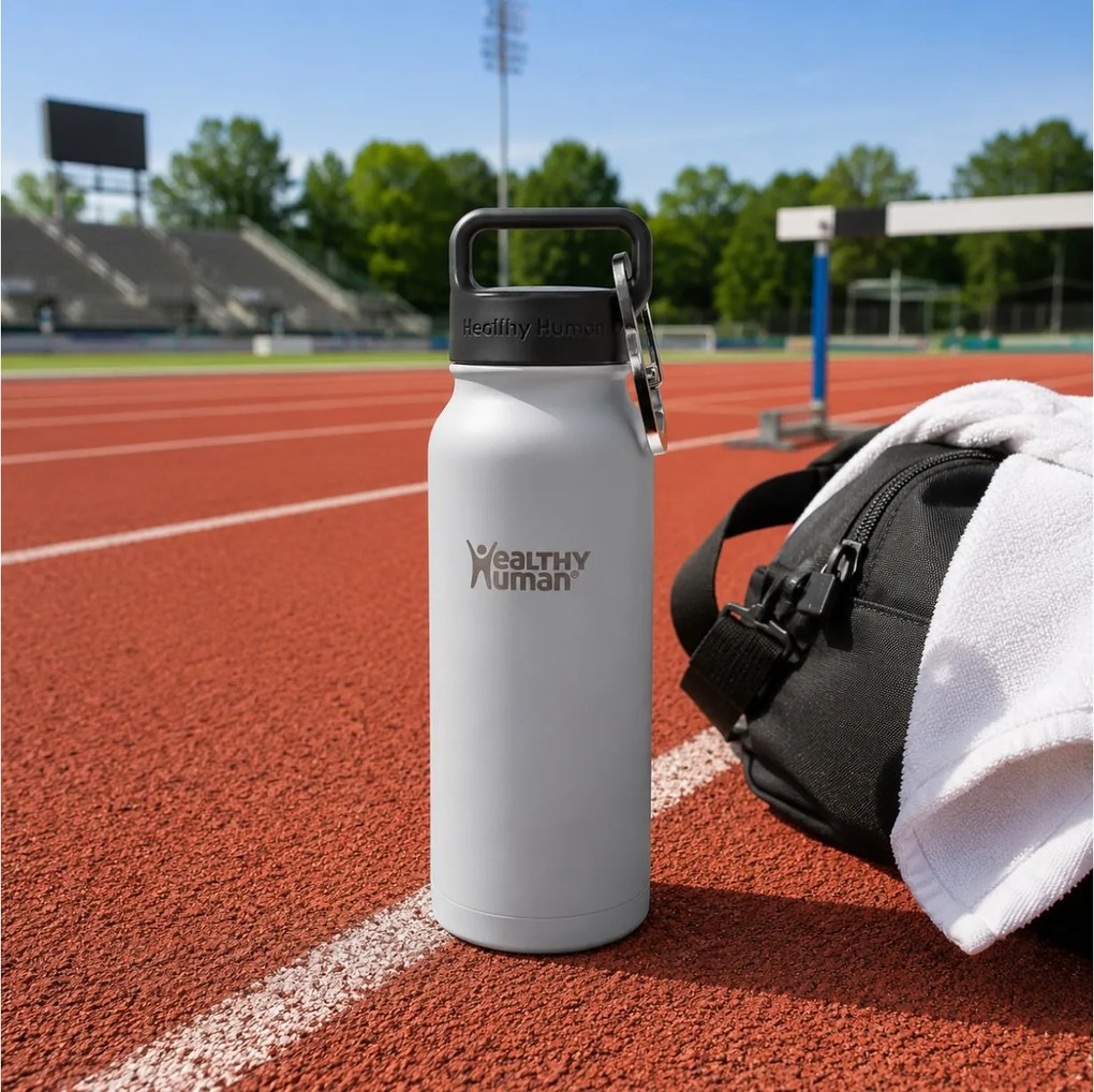 Μπουκάλι Θερμός Healthy Human - 473ml - Λευκό