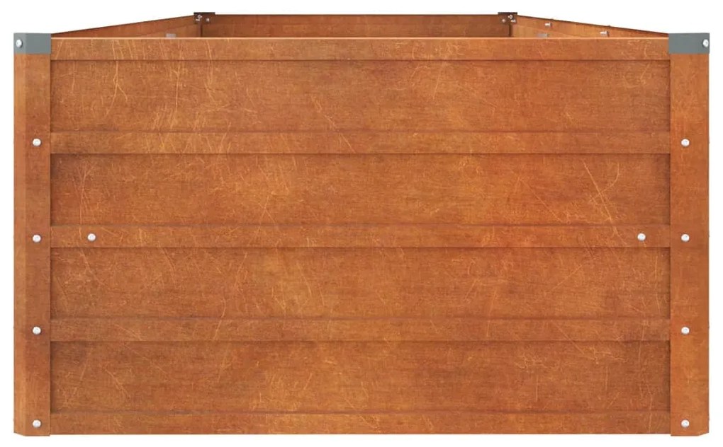 Ζαρντινιέρα Σκουριασμένο 240x80x45 εκ. Ατσάλι Σκληρυθέν Αέρα 151960