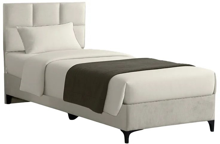 Intrahome Κρεβάτι Melei Intrahome ύφασμα σε κρεμ απόχρωση 90x200εκ | SKU: INTRAPA-434111120