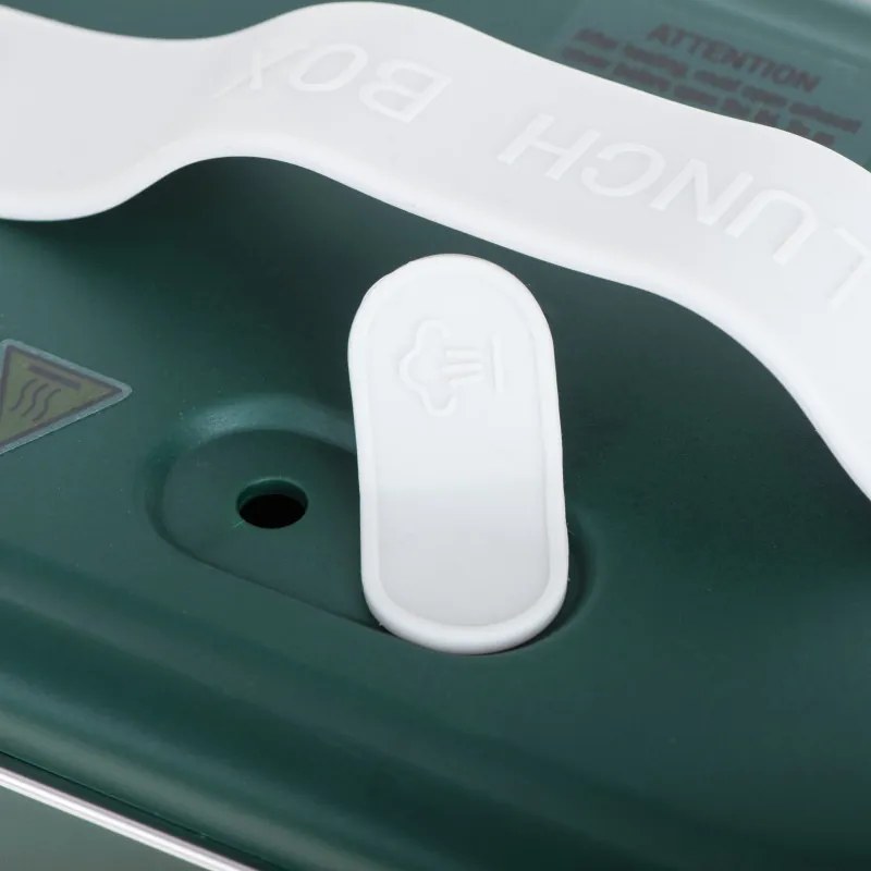 Ηλεκτρικό κουτί φαγητού Adler AD 4522, 45W, 0.8 l, Μέχρι 70C, Δοχείο από ανοξείδωτο ατσάλι, Θερμοσακούλα, Πράσινο