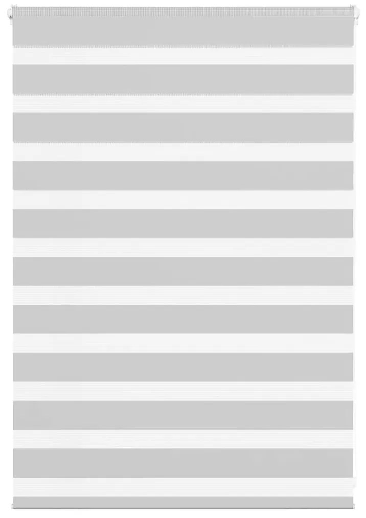 vidaXL Ζέβρα τυφλή Ανοιχτό Γκρι Πλάτος υφάσματος 105,9 εκ. Πολυεστέρας