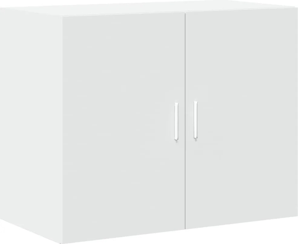 vidaXL Ντουλάπι Λευκό 80x42,5x249 εκ. από Επεξεργασμένο Ξύλο