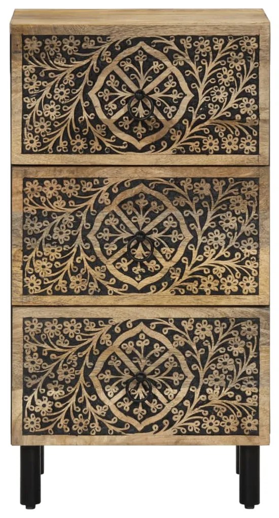 vidaXL Βοηθητικό Ντουλάπι 40 x 33 x 75 εκ. από Μασίφ Ξύλο Μάνγκο