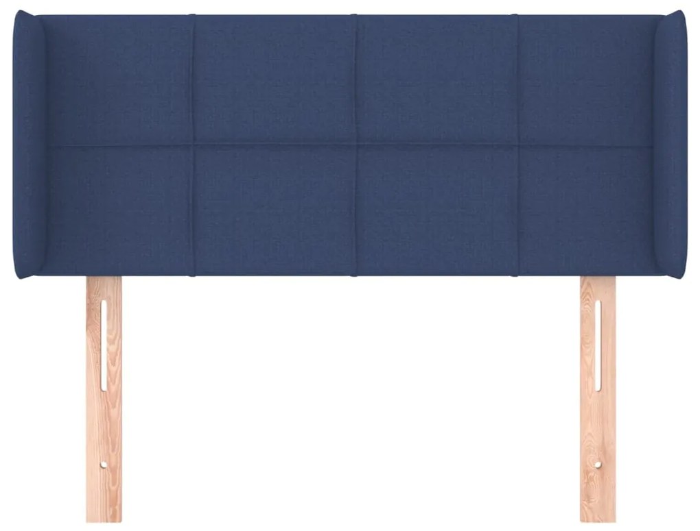 vidaXL Κεφαλάρι με Πτερύγια Μπλε 103x16x78/88 εκ. Υφασμάτινο