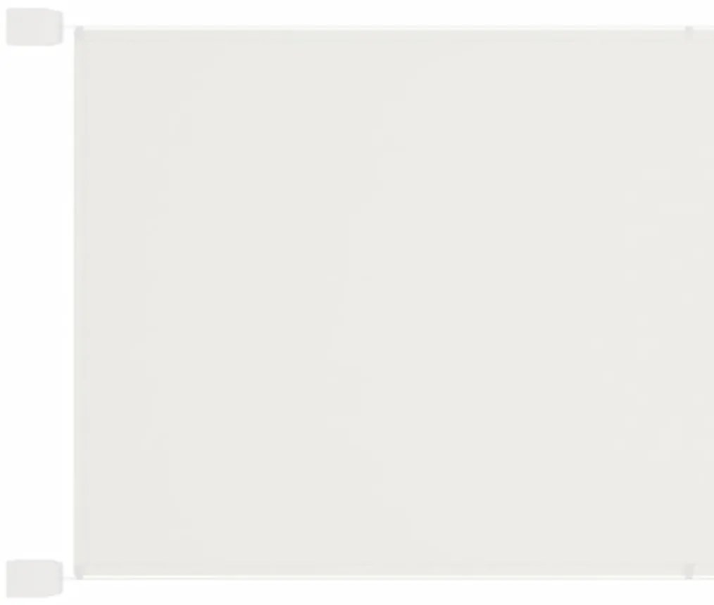 vidaXL Τέντα Κάθετη Λευκή 140 x 1200 εκ. από Ύφασμα Oxford