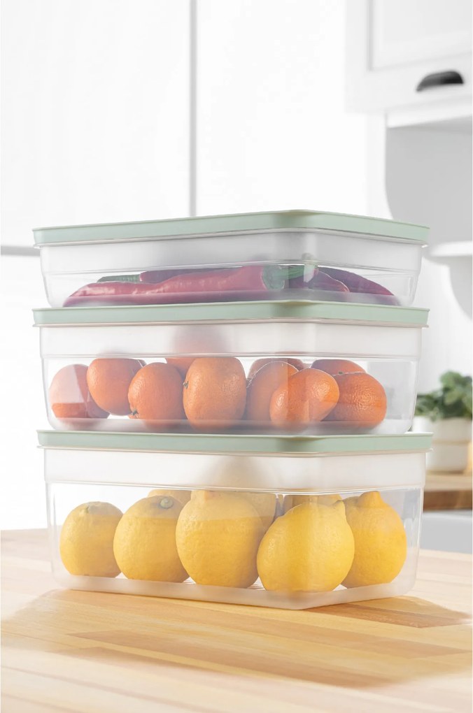 Storage Box Set (3 Pieces) HK3LU - Blue Blue