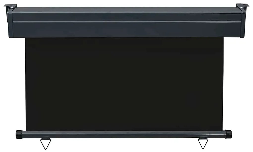 vidaXL Σκίαστρο Βεράντας Πλαϊνό Μαύρο 125 x 250 εκ.