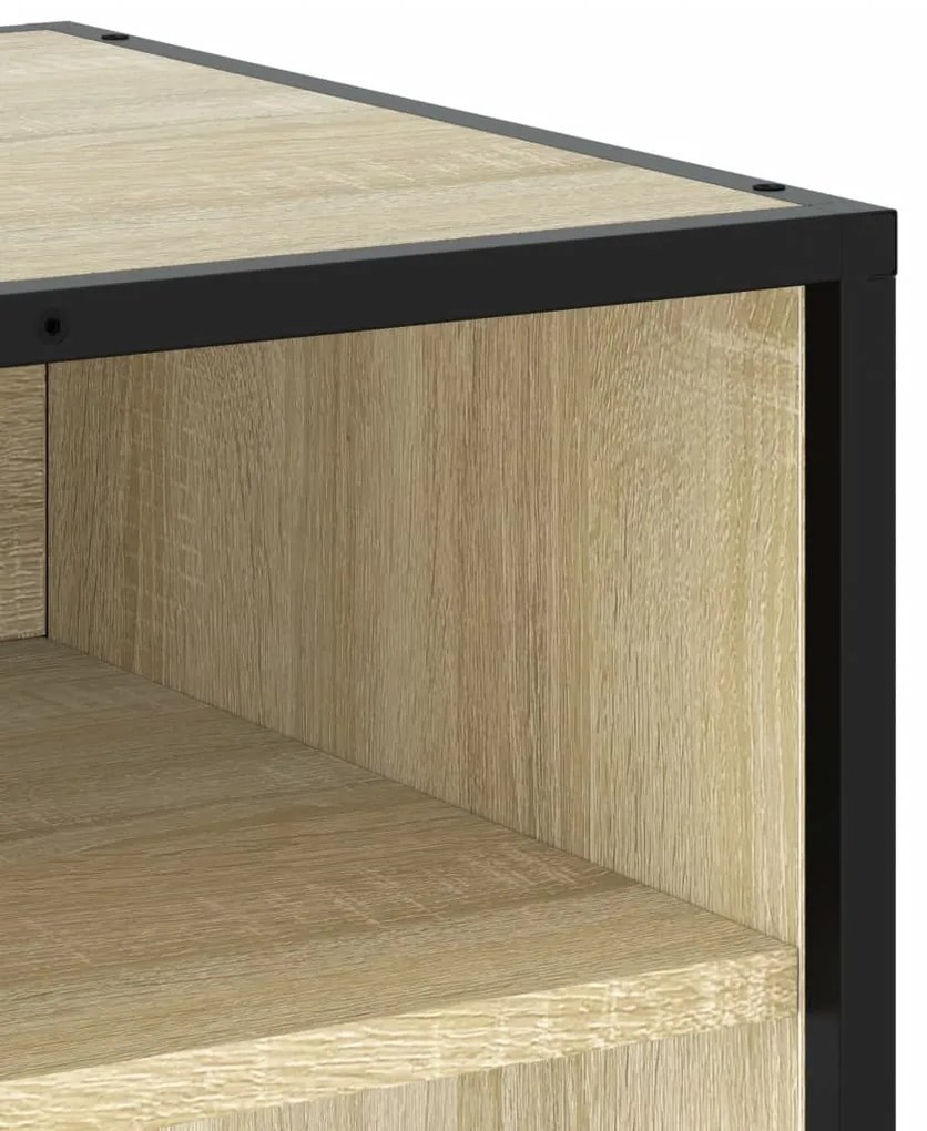 vidaXL Έπιπλο Τηλεόρασης Sonoma Δρυς 91x40x46 εκ. Επεξ. Ξύλο