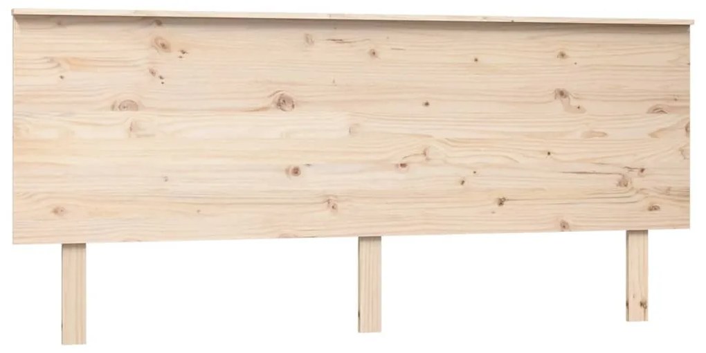 vidaXL Κεφαλάρι Κρεβατιού 184x6x82,5 εκ. από Μασίφ Ξύλο Πεύκου