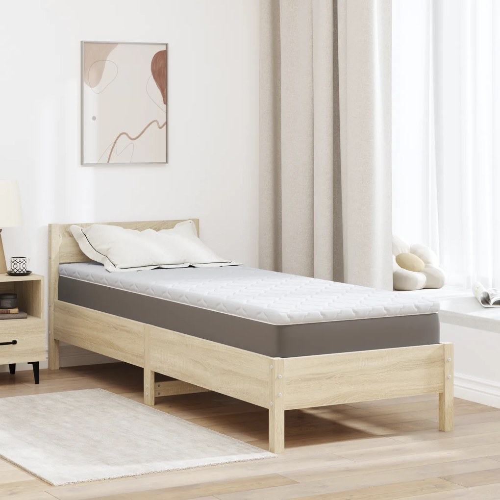 vidaXL Στρώματα Λευκό 70 x 200 cm Πολυεστέρας χωρίς κόλλα