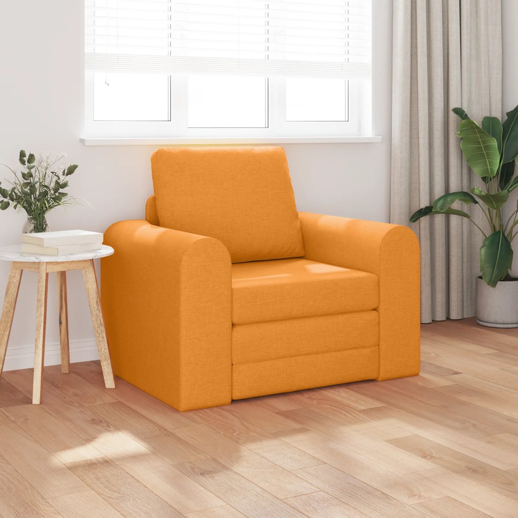 vidaXL Καναπές-Κρεβάτι 2 σε 1 Σκούρο Κίτρινο 98x71x83 εκ. Ύφασμα