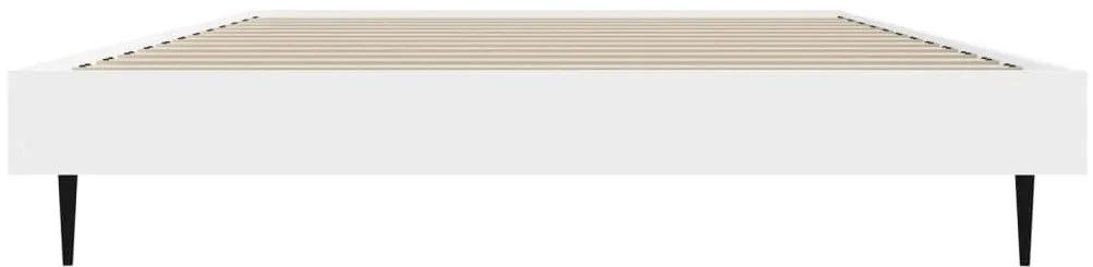 vidaXL Πλαίσιο Κρεβατιού Λευκό 90 x 190 εκ. από Επεξεργασμένο Ξύλο