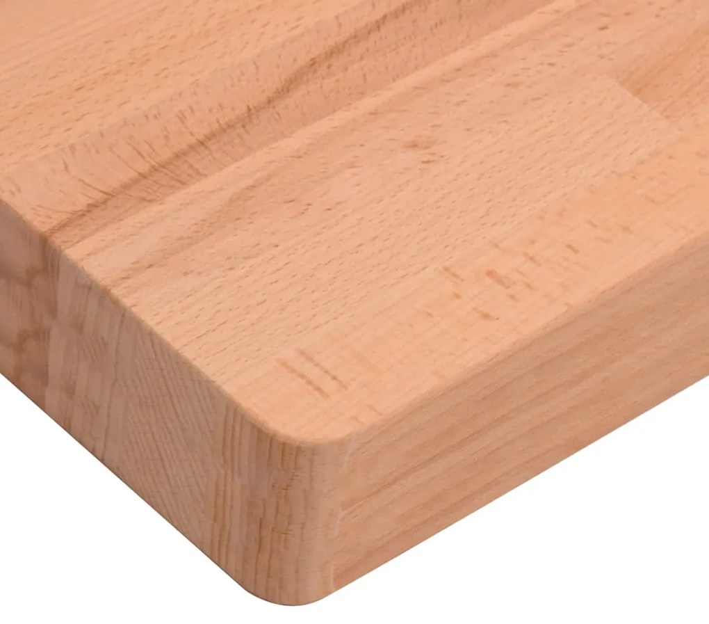 vidaXL Επιφάνεια Γραφείου 100x50x4 εκ. από Μασίφ Ξύλο Οξιάς