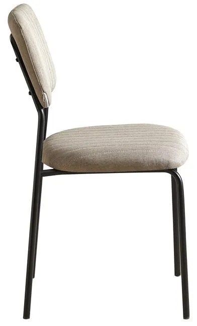 Καρέκλα Τραπεζαρίας Α10 Fylliana Χακί με Μεταλλικό σκελετό 53x43x84εκ. 4αδα 53x43x84 εκ.