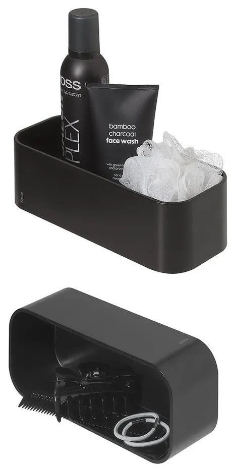 Ράφι Μπάνιου 2-Store 1500010746 25cm Black Tiger Πλαστικό