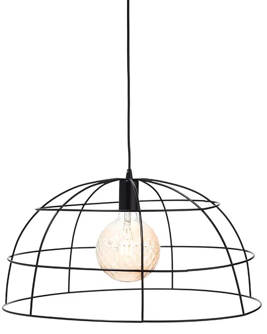 Φωτιστικό Κρεμαστο Aca OD543650 PROMETHEUS Μαύρο Ματ (Black Mat)
