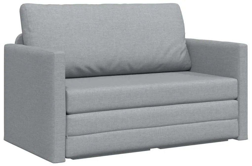 vidaXL Κρεβάτι καναπές Ανοιχτό γκρι 124 x 71 x 78 εκ ύφασμα