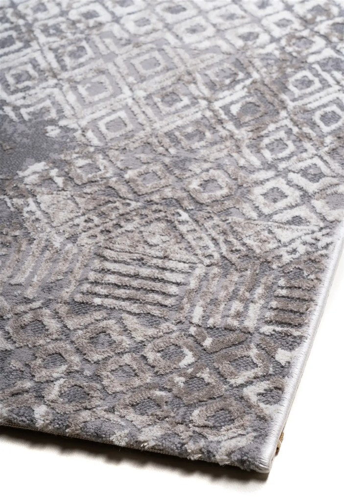 ΧΑΛΙ ASCOT 8299 GREY-CREAM - 200cm x 250cm - 2003917 - 2003917