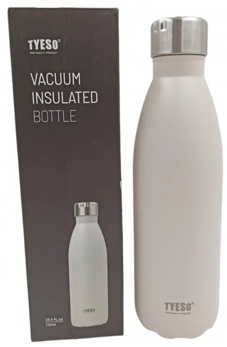 ΑΝΟΞΕΙΔΩΤΟ ΜΠΟΥΚΑΛΙ ΘΕΡΜΟΣ 750ml ΛΕΥΚΟ TS-8842-1-TS-8842-1
