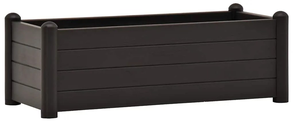 vidaXL Ζαρντινιέρα Υπερυψωμένη Ανθρακί 100x43x35 εκ. Πολυπροπυλένιο