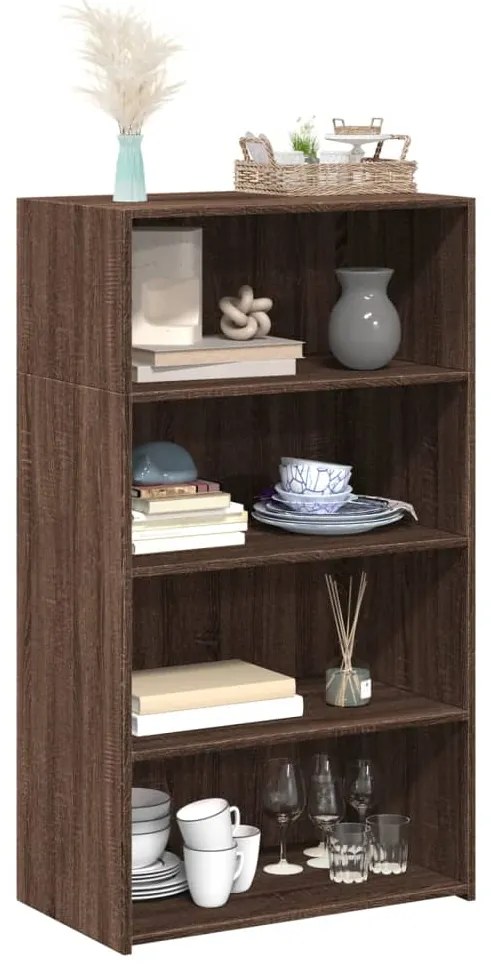 vidaXL Ντουλάπι Καφέ Δρυς 70x41x124 εκ. από Επεξεργασμένο Ξύλο
